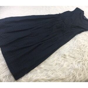 Women's dress Size 2 Cotton Black With Dots Banana Republic  (BF)